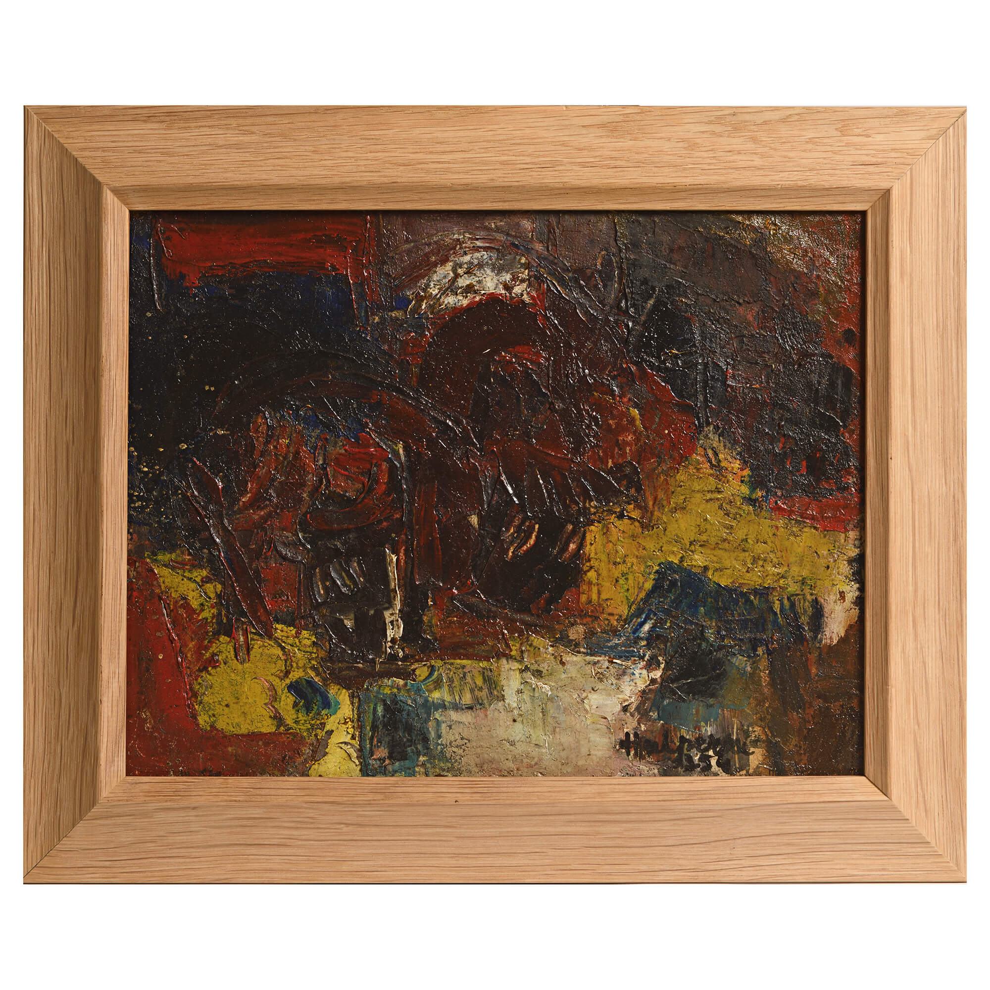 Stacha Halpern composition - Huile sur toile - Galerie Paris Manaus