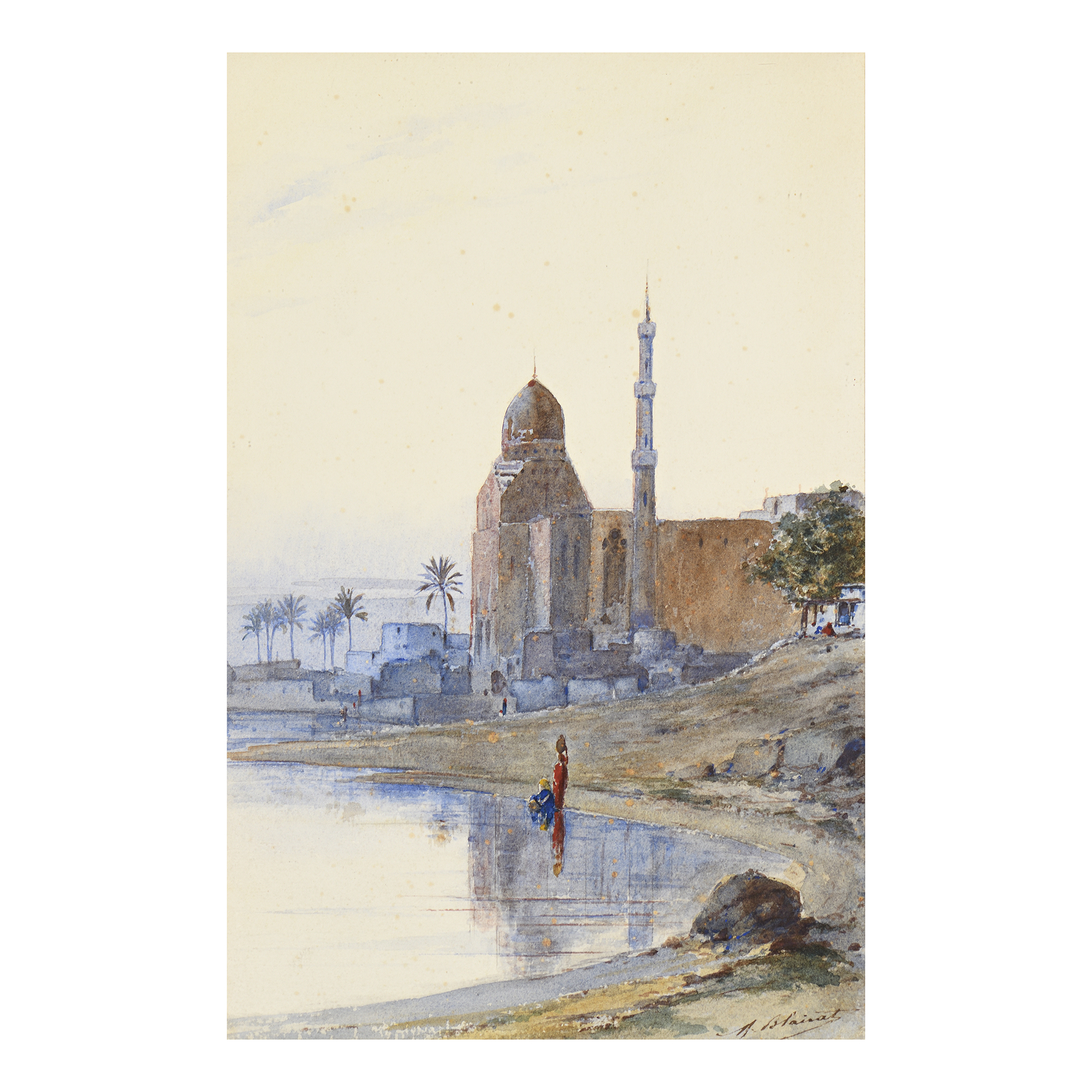 Marcel Blairat Bord du Nil - Galerie Paris Manaus